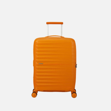 Trolley rigido 55cm 4 ruote cabina espandibile American Tourister Fastforward Radiant Orange