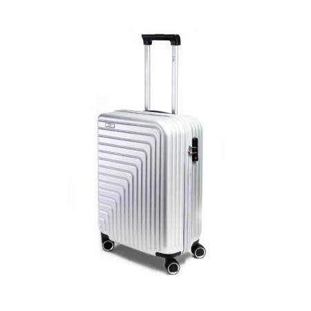 Trolley Rigido Cabina Fibra II RoncatoCiak Argento  Valigeria.it