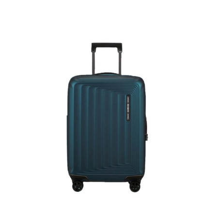 Trolley Rigido Cabina Nuon Samsonite Matt Petrol Blue  Valigeria.it