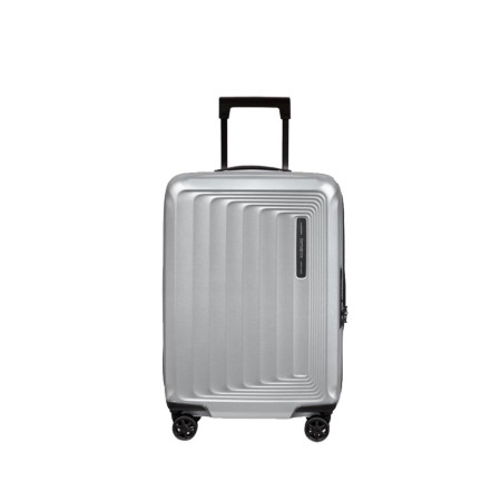 Trolley Rigido Cabina Nuon Samsonite Matt Silver  Valigeria.it