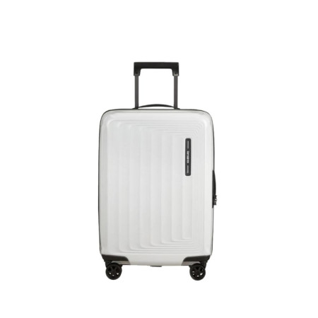Trolley Rigido Cabina Nuon Samsonite Metallic White  Valigeria.it