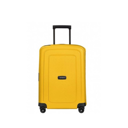 Trolley Rigido Cabina S\'cure Samsonite YellowBlack  Valigeria.it