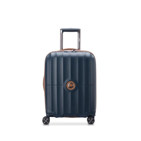 Trolley Rigido Cabina Saint Tropez Delsey Bleu Marine  Valigeria.it