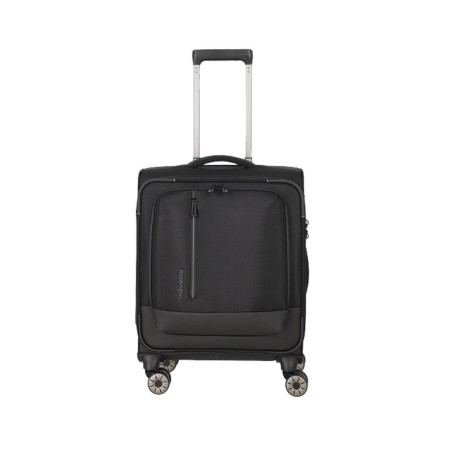 Trolley rigido 55cm 4 ruote cabina Travelite Crosslite Nero