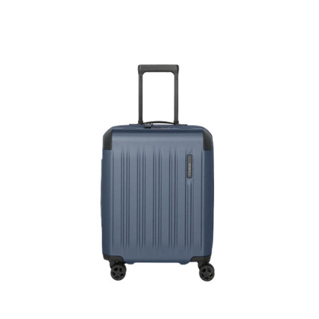 Trolley rigido cabina 55cm 4 ruote espandibile Travelite Dynamic Denim Blue