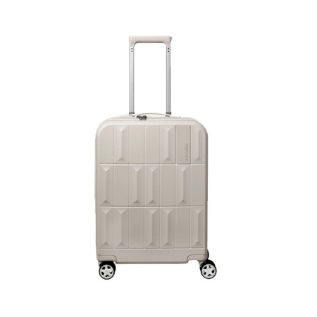 Trolley rigido 55cm 4 ruote cabina Travelite Pannello Ivory