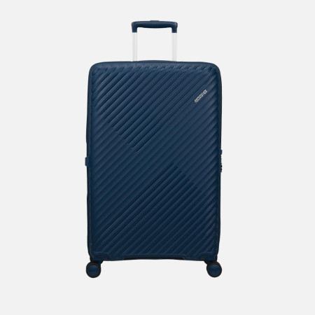 Trolley rigido 78cm 4 ruote grande espandibile American Tourister Diablast Darkwave Blue