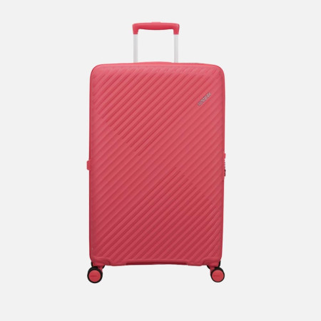 Trolley rigido 78cm 4 ruote grande espandibile American Tourister Diablast Pink Glitch