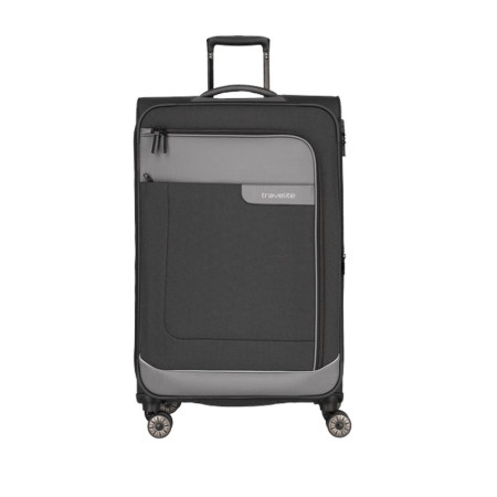 Trolley rigido grande espandibile Viia Travelite 09284904-Antracite Valigeria-it