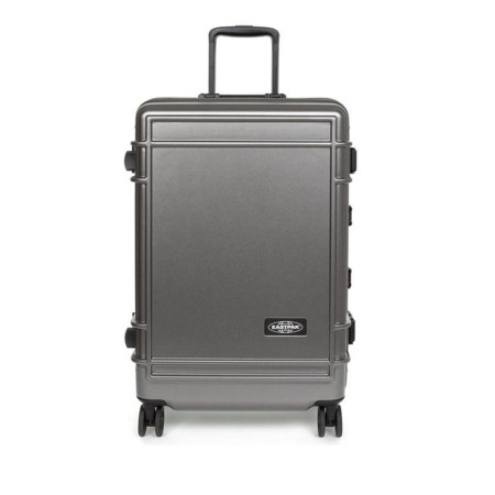 Trolley Rigido Grande Resist\'r Case Eastpak EK0A5BJG4S11 Brushed Metal Valigeria-it