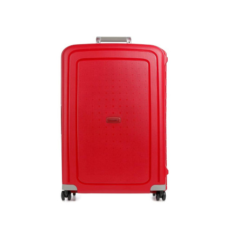 Trolley Rigido Grande S\'cure Samsonite Crimson Red  Valigeria.it