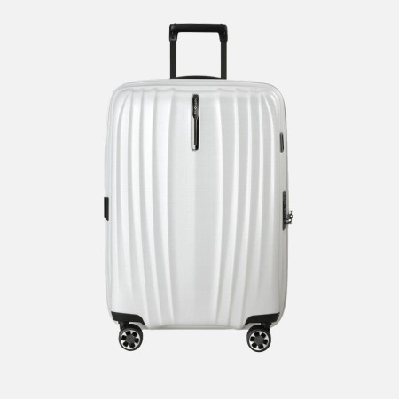 Trolley rigido 70cm 4 ruote medio espandibile Samsonite Nexis Cotton White