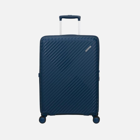 Trolley rigido 68cm 4 ruote medio espandibile American Tourister Diablast Darkwave Blue