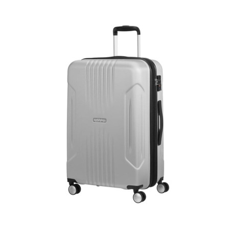 Trolley Rigido Medio American Tourister Tracklite Argento 34G002  Valigeria.it