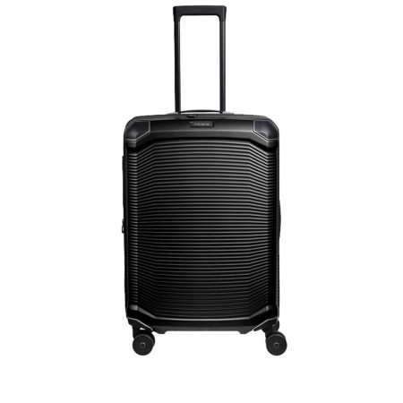 Trolley rigido 67cm 4 ruote medio espandibile Travelite Millennium Black