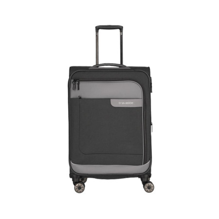 Trolley rigido medio espandibile Viia Travelite 09284804-Antracite Valigeria-it
