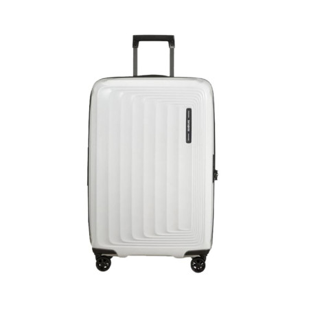 Trolley Rigido Medio Nuon Samsonite Metallic White  Valigeria.it