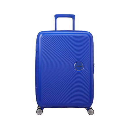 Trolley Rigido Medio Soundbox American Tourister Cobalt Blu  Valigeria.it