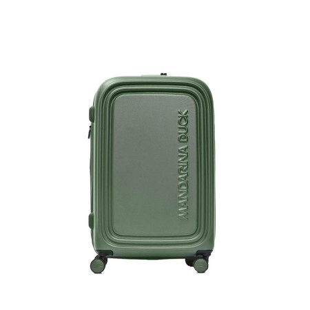 Trolley rigido rigido 69cm medio 4 ruote Mandarina Duck Logoduck + Pine Green
