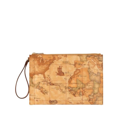 Trousse Rettangolo Geo Classic Alviero Martini Naturale  Valigeria.it