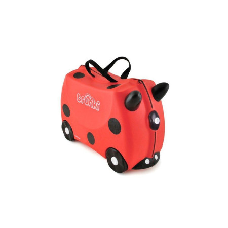 Valigia cavalcabile per bambini Harley Ladybug Trunki TR0092-Rosso