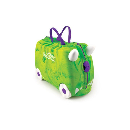 Valigia cavalcabile per bambini Rex Dinosaur Trunki TR0066-Verde