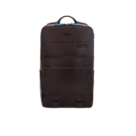 Zaino Business 15.6 Blue Square Piquadro Mogano  Valigeria.it