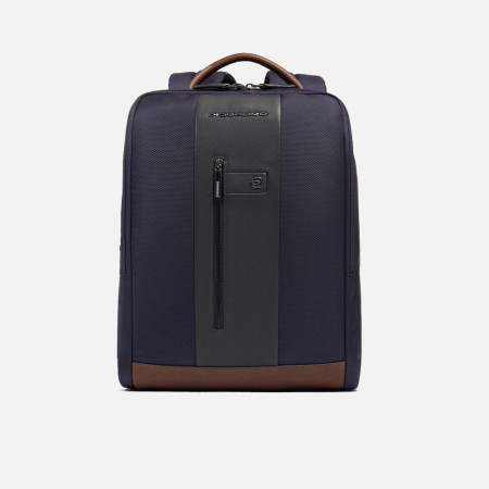 Zaino  business porta computer 15.6 Connequ+Rfid Piquadro Brief Blu/Cuoio