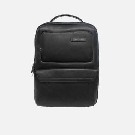 Zaino business con tasche frontali The Bridge Ludovico Nero