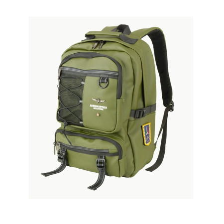 Zaino cabina porta computer Aeronautica Militare Patch line Verde Militare