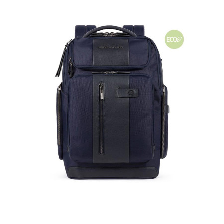 Zaino Porta Computer Brief2 Piquadro Blu  Valigeria.it