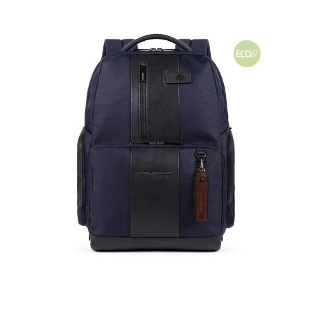 Zaino Porta Computer Brief Piquadro Blu  Valigeria.it