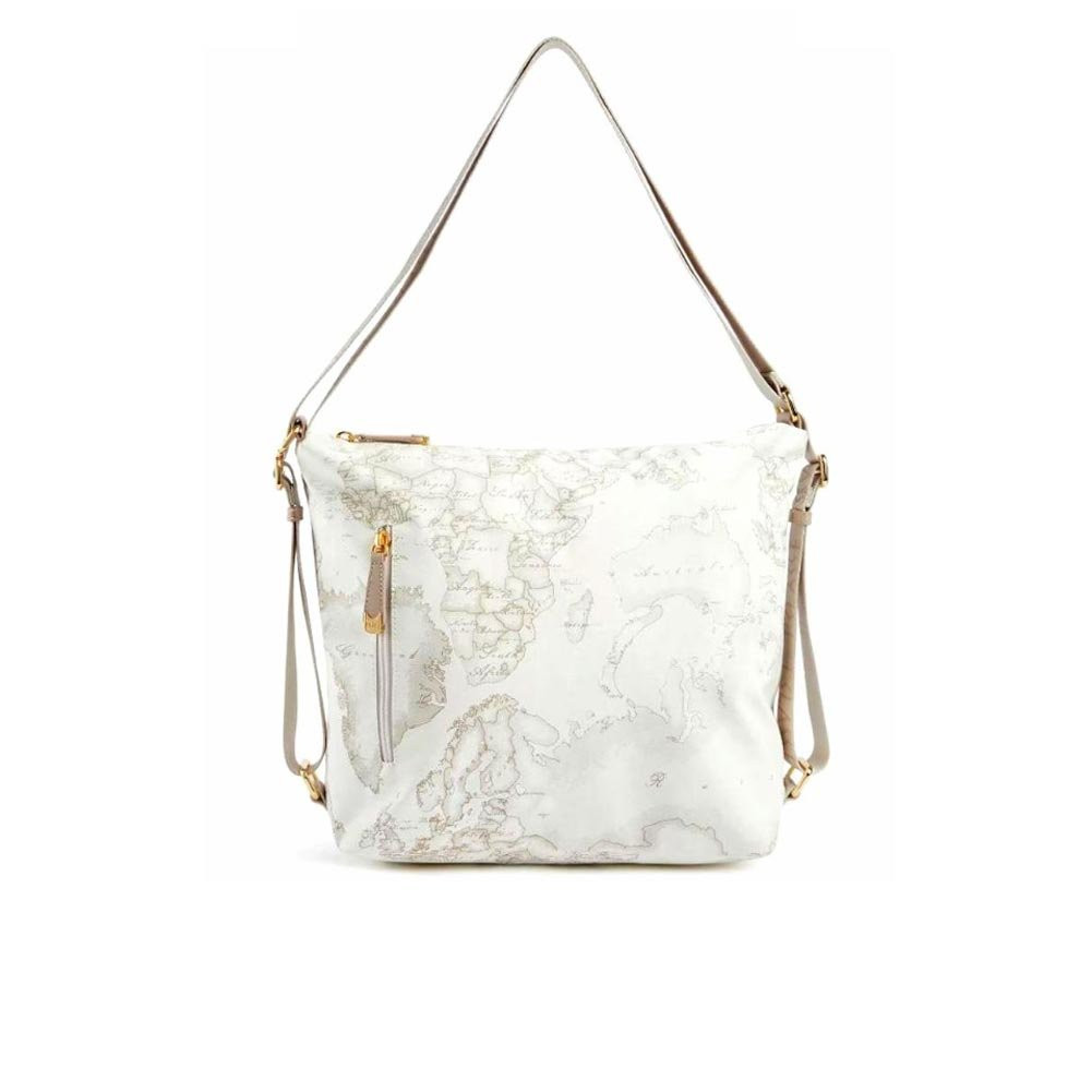 Borsa Donna Bandoliera Verticale Alviero Martini Bianco