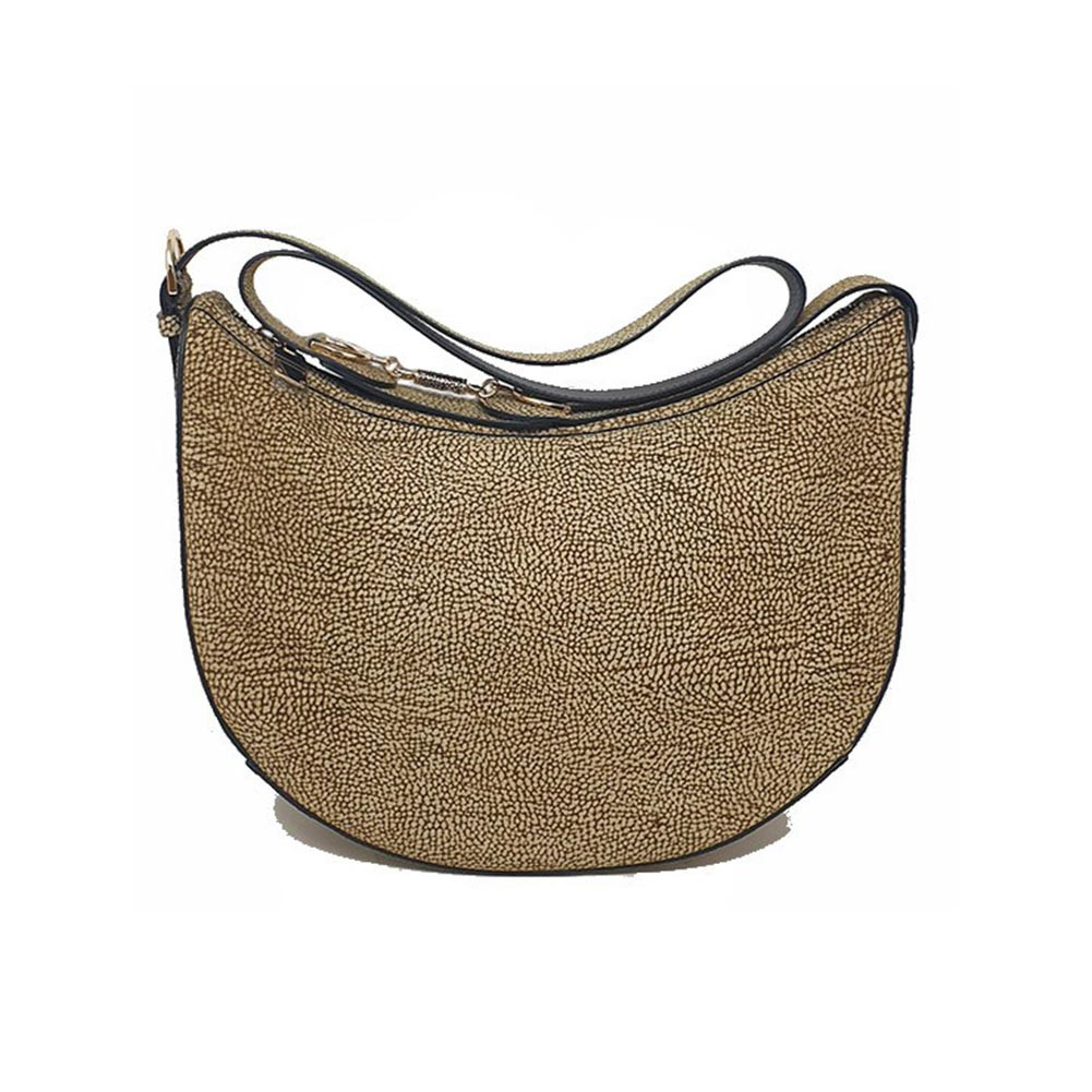 Borsa Donna Sacca Media Tapiro Classico Borbonese Op Naturale/Marrone