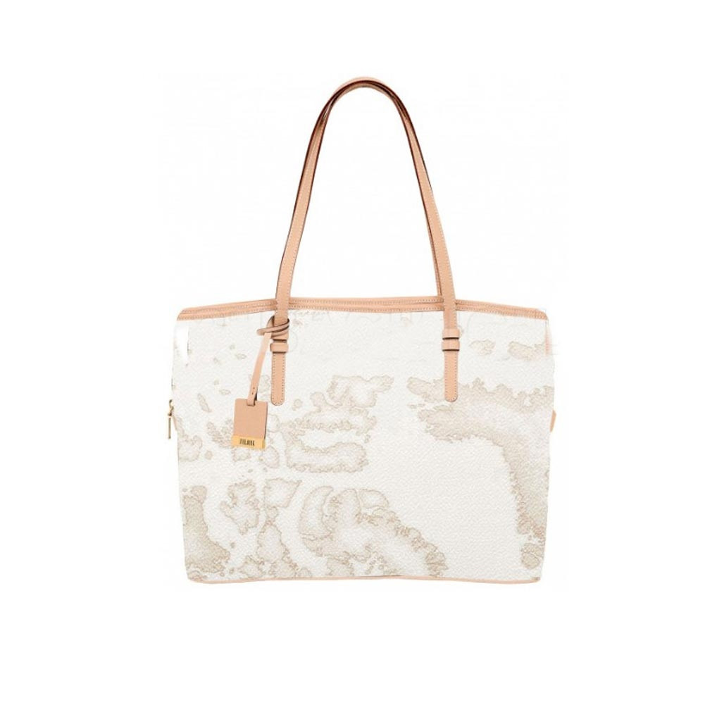 Borsa Donna Shopping Alviero Martini 1^Classe Geo White