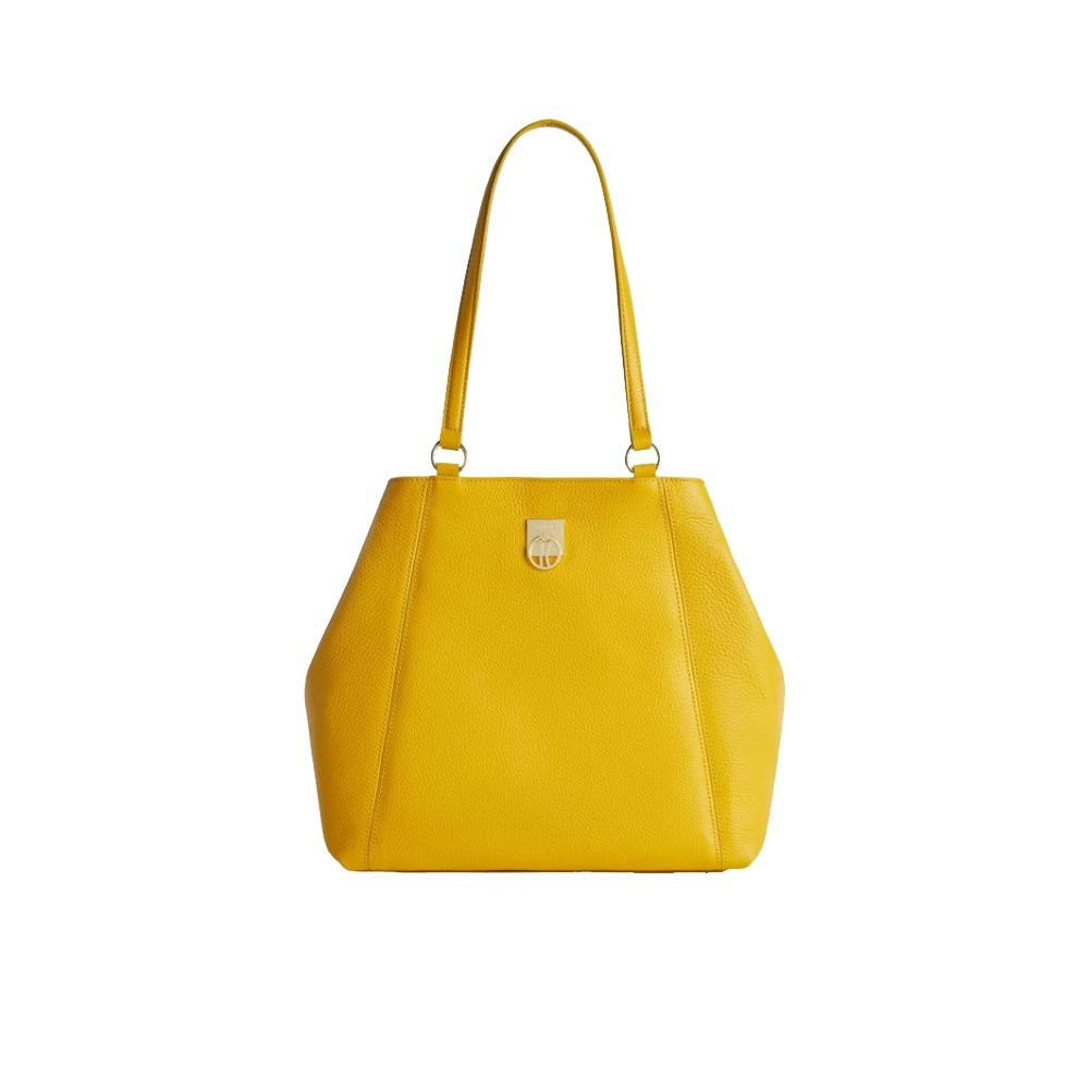 Borsa Donna Shopping Prima Classe Alviero Martini Giallo Oro