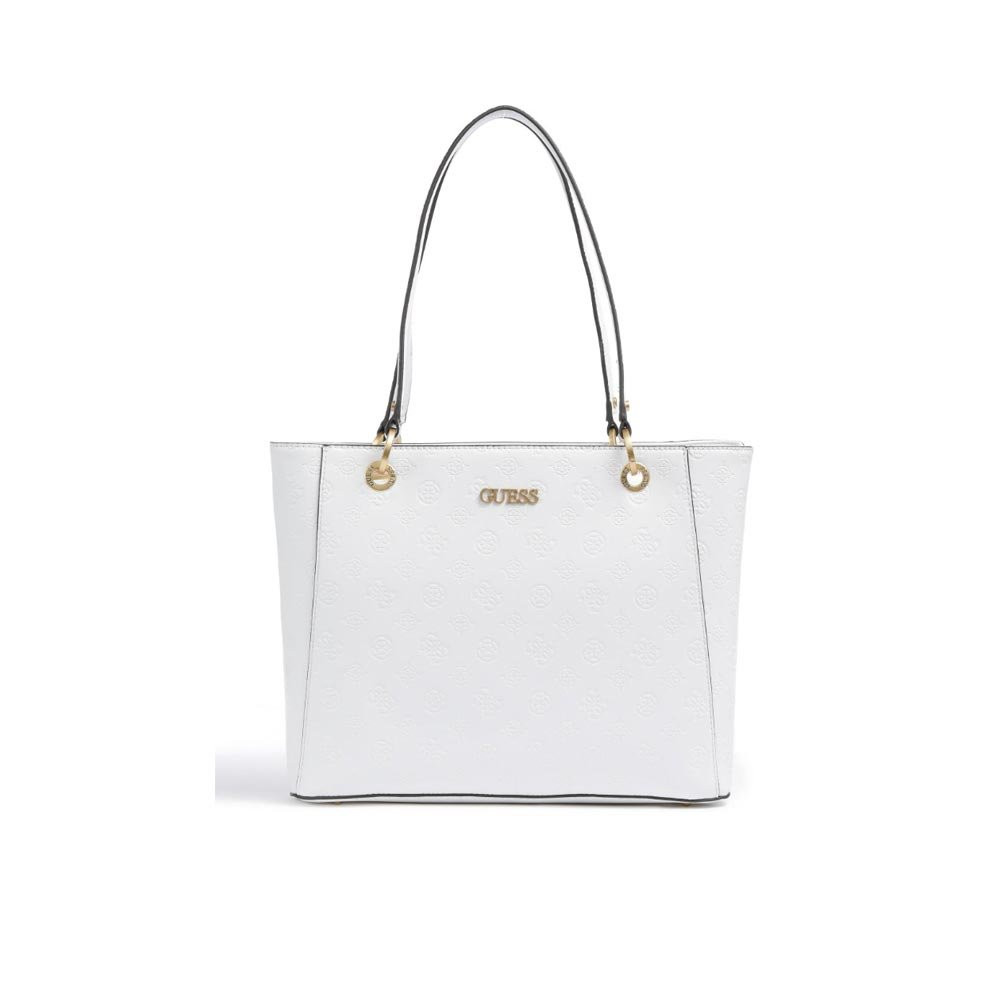 GUESS Geva Three Compartment Satchel Ice Blue Logo [228763] - sac à épaule bandoulière sacoche