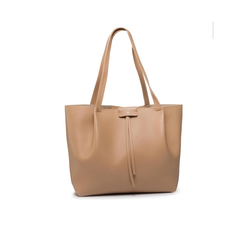 Borsa Donna Shopping Media Patrizia Pepe Beige