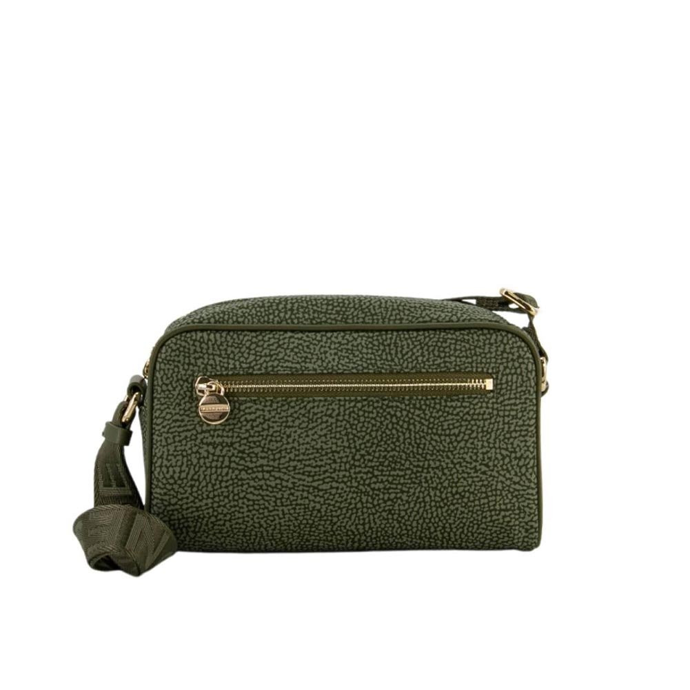 Borsa Donna Tracolla Borbonese Verde Militare