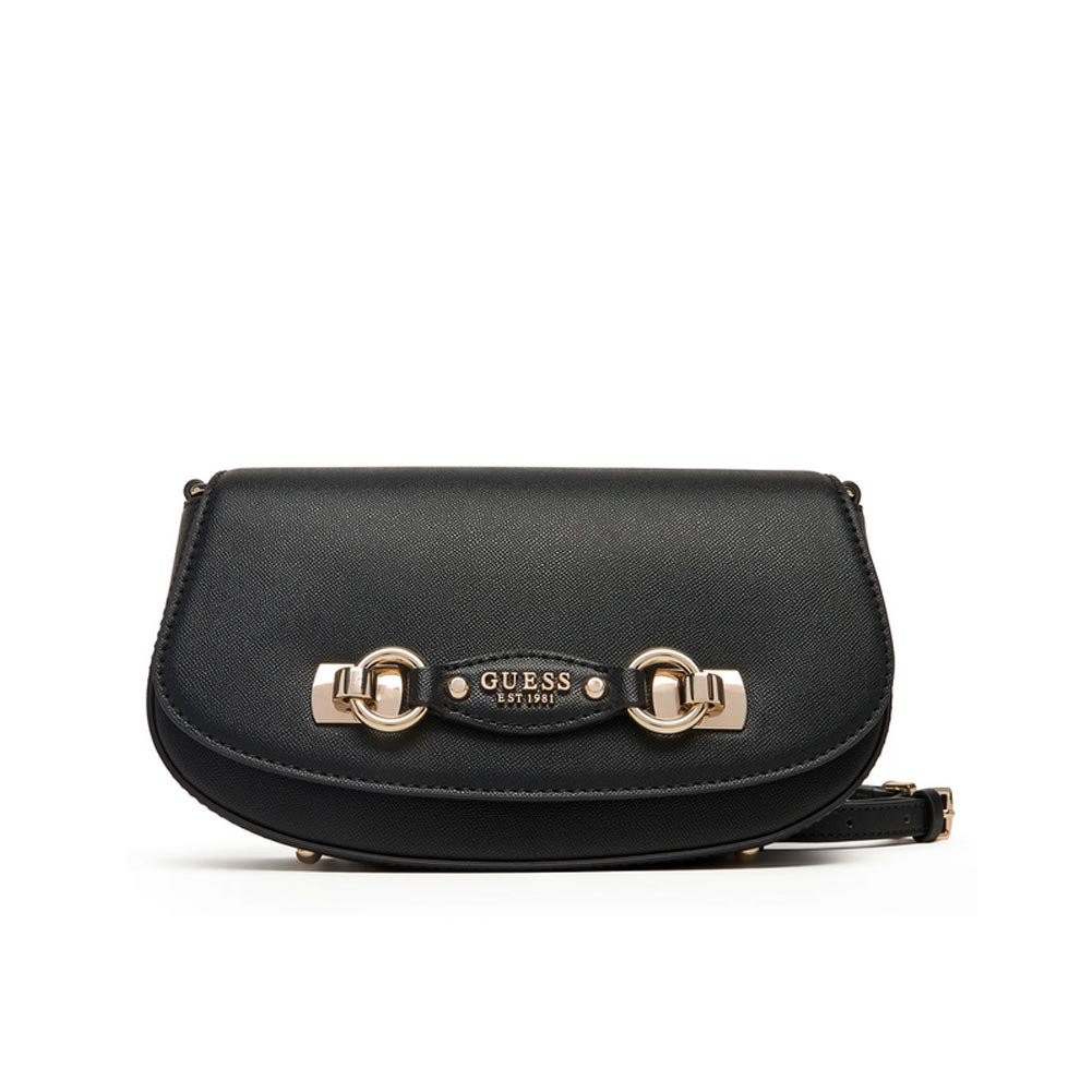 GUESS Iseline Mini Borsa A Tracolla Donna – Pelle Leopardata PU, 3 Slot Per Carte, Hardware Bronzo Antico - 2