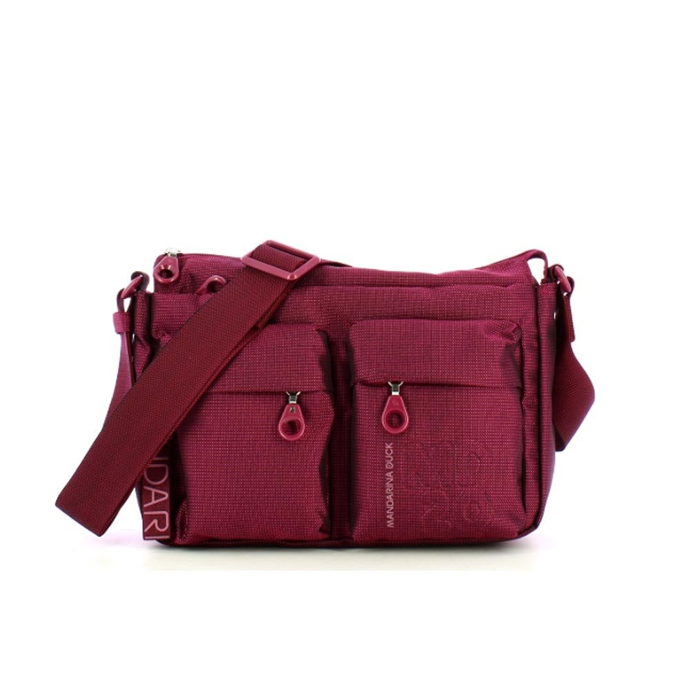 Borsa a tracolla messenger 14 Metro in pelle Nero | Acciaio