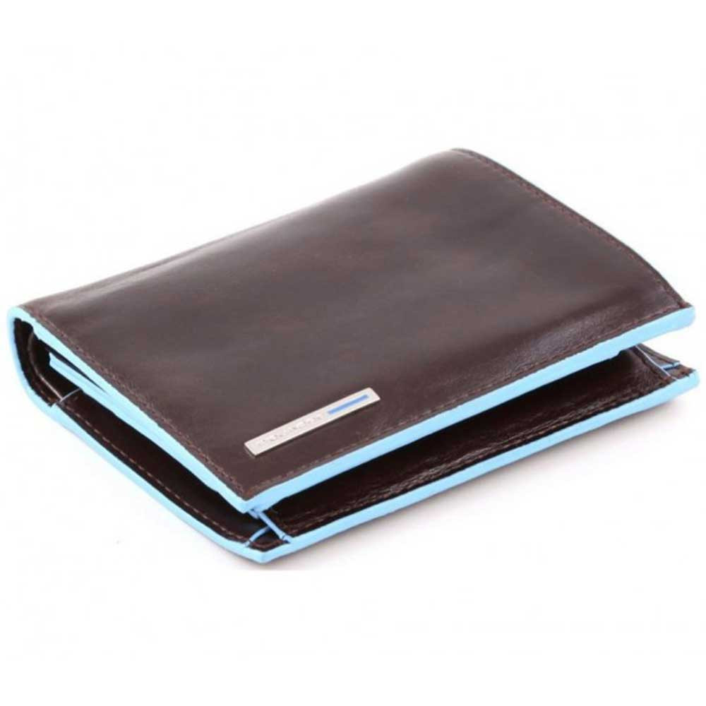 Portafoglio Verticale Piquadro Blue Square Portamonete Portafogli