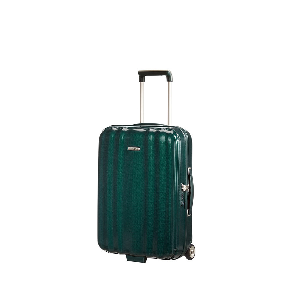 Trolley Rigido 55cm Ruote Curve Samsonite Lite-Cube 33V003-Dark Green