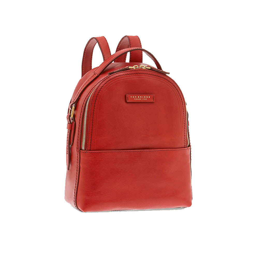 Zainetto Donna Medio The Bridge 04124701-Rosso Ribes