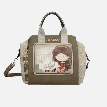 Borsa donna due manici con tracolla Anekke Muse Multicolor