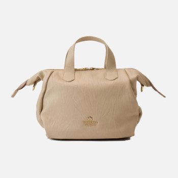Borsa donna due manici con tracolla piccola Cuoieria Fiorentina Carol Prosecco