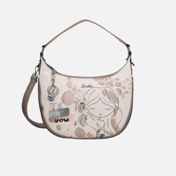 Borsa donna sacca media Anekke Olympia Multicolor