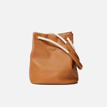Borsa donna secchiello medio con manici in corda Twinset Cuoio