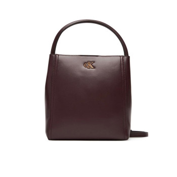 Borsa donna secchiello quadrato con manico corto + tracolla Calvin Klein Fudge