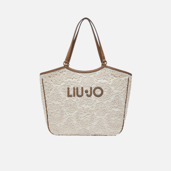 Borsa donna shopping Liu Jo Ferielle Cream